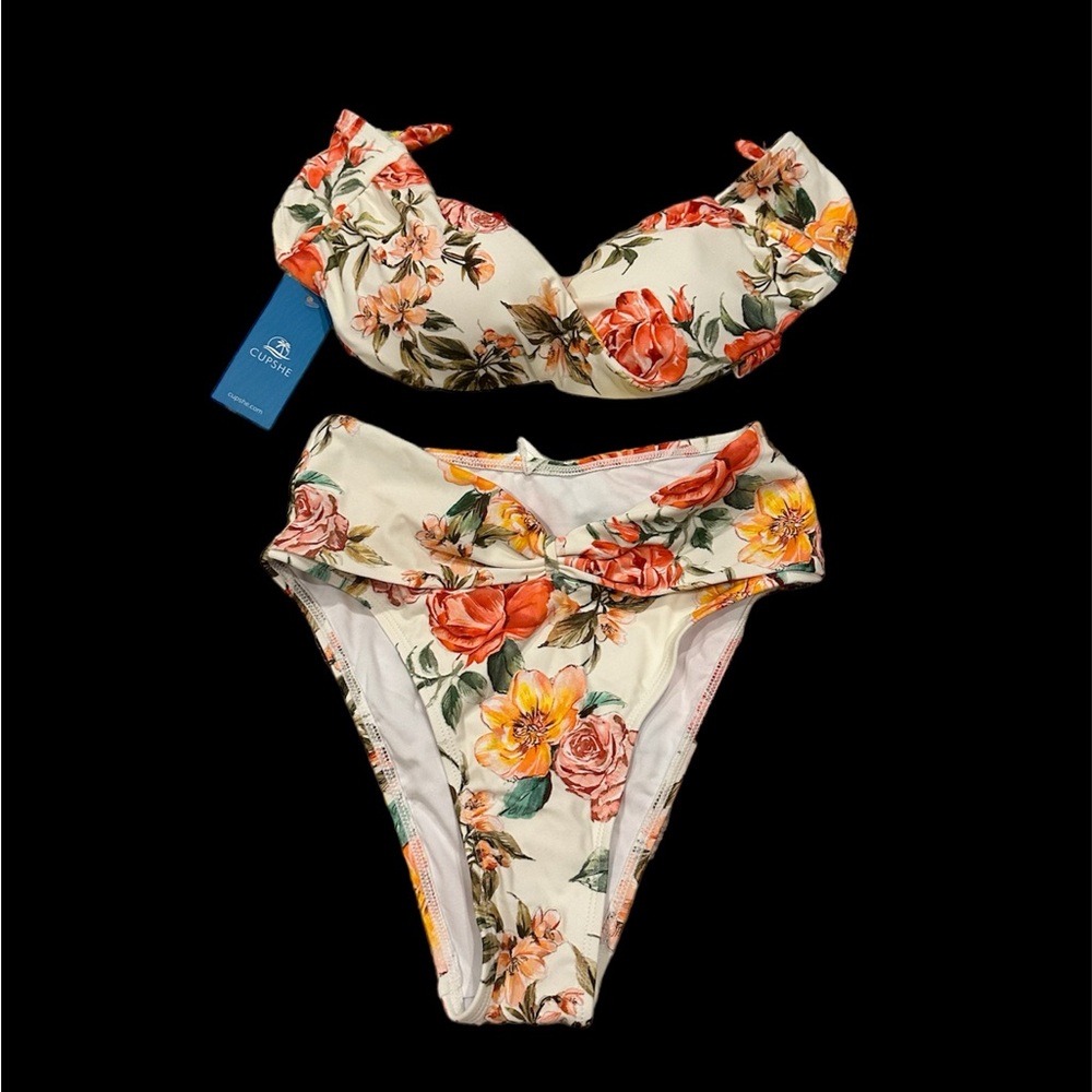 Cupshe XS floral bikini